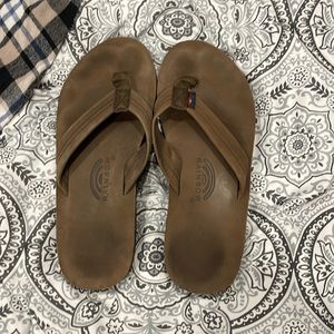 Rainbow flip flop sandles